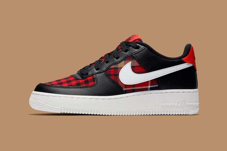 nike air force 1 plaid