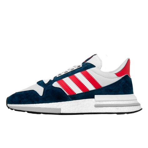 size Exclusive x adidas ZX 500 Boost Navy Multi F36912
