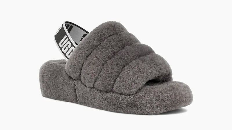 UGG Fluff Yeah Slide 22cm グレー 未使用級 UGG Fluff Yeah Slide 22cm グレー 未使用級 - メルカリ