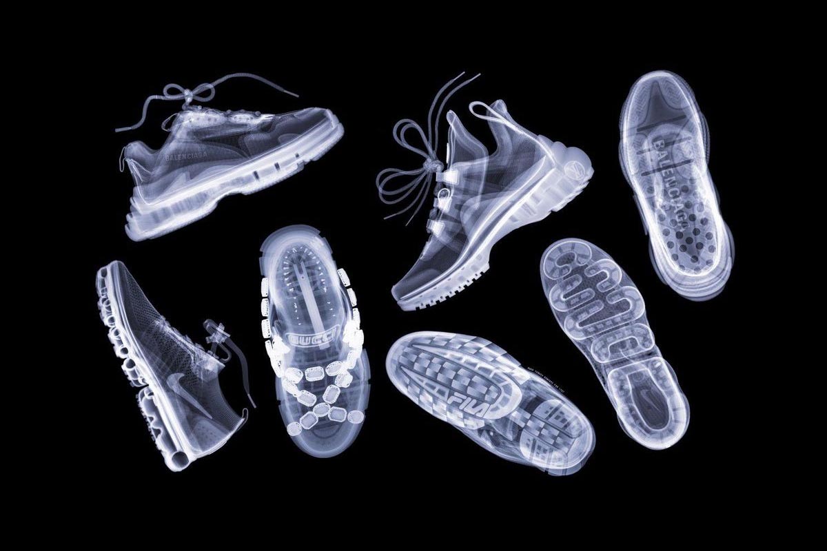 This Photographer Literally Looks Inside The Chunky Sneaker Trend