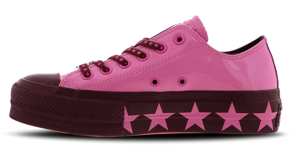 Miley cyrus converse on sale pink