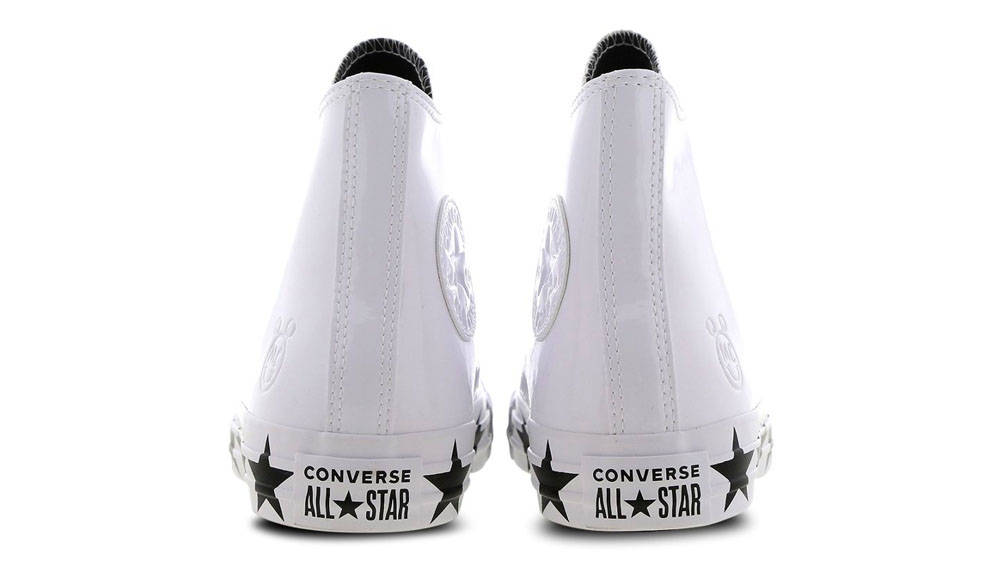 Converse X Miley Cyrus Chuck Taylor All Star Hi Patent White