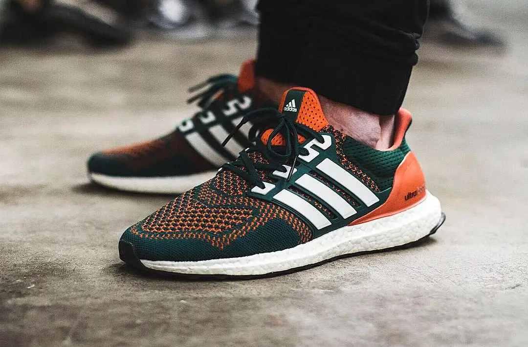 adidas Are Bringing Back The Ultra Boost 'Miami Hurricanes'...Well ...