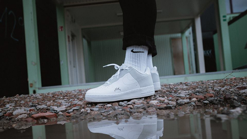 a cold wall air force 1 low on feet