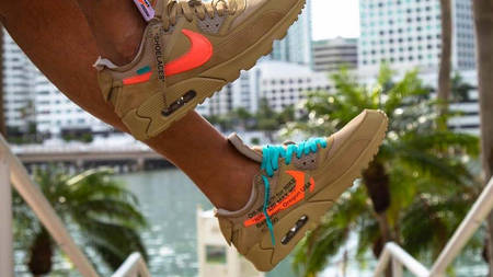 The Off-White x Nike Air Max 90 ‘Black’ And ‘Desert Ore’ Get Release Dates