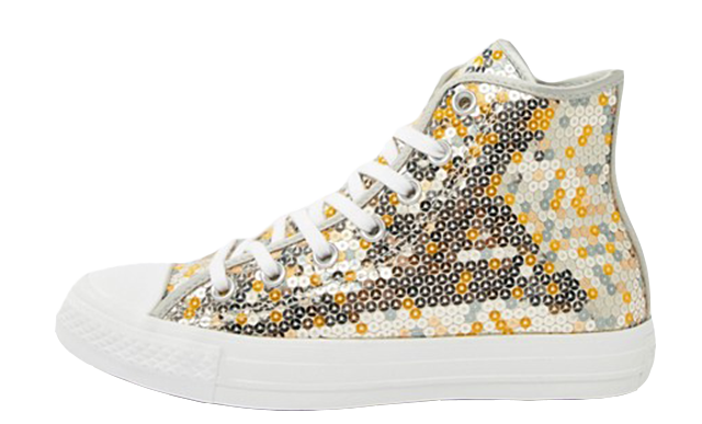 Converse Chuck Taylor All Star Hi Silver Gold