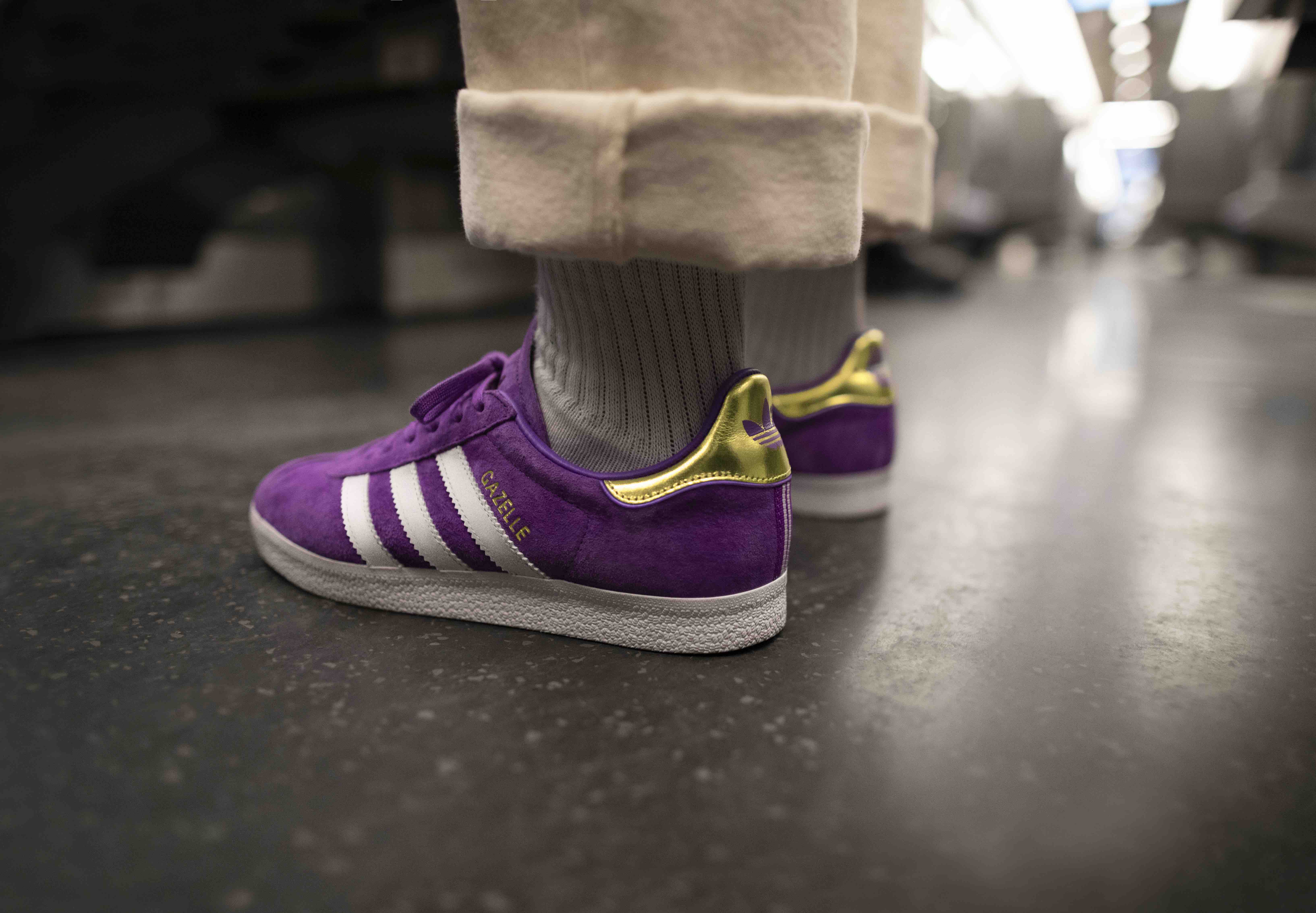 Purple Hues Take Over 4 Silhouettes For The TFL x adidas 'Elizabeth Line'