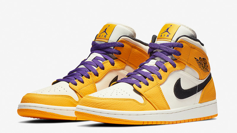 Jordan 1 Mid Lakers | Where To Buy | 852542-700 | The Sole Supplier