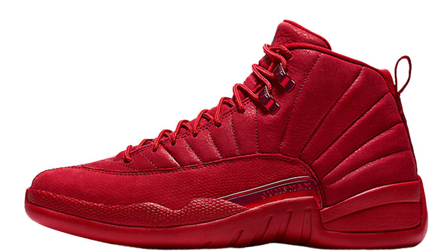 gym red 12s red and white