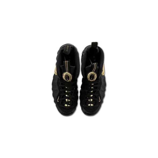 Black and cheap gold foamposites toddler