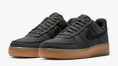 black air force ones with tan bottom