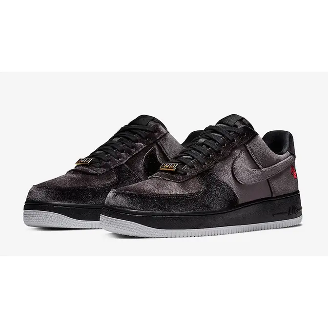 Nike air force 1 cheap black rose