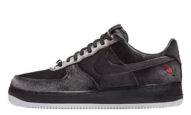 black air forces with roses