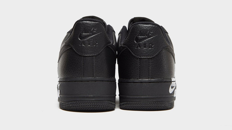 nike air force 1 emblem black