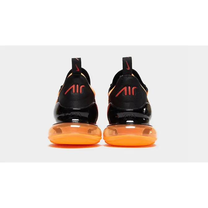 Mens 'air max outlet 270 black and orange