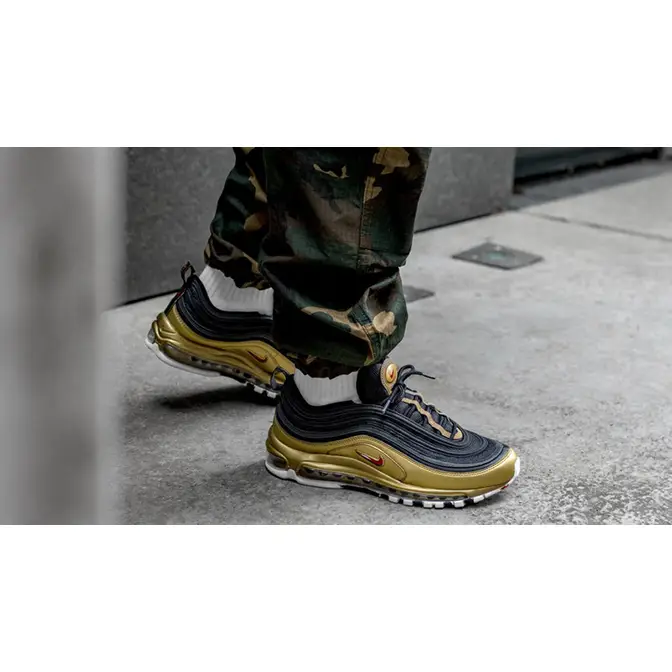 Air max 97 black clearance gold