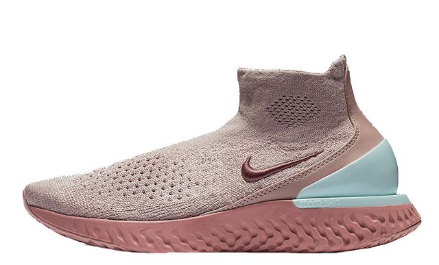 nike rise react flyknit pink