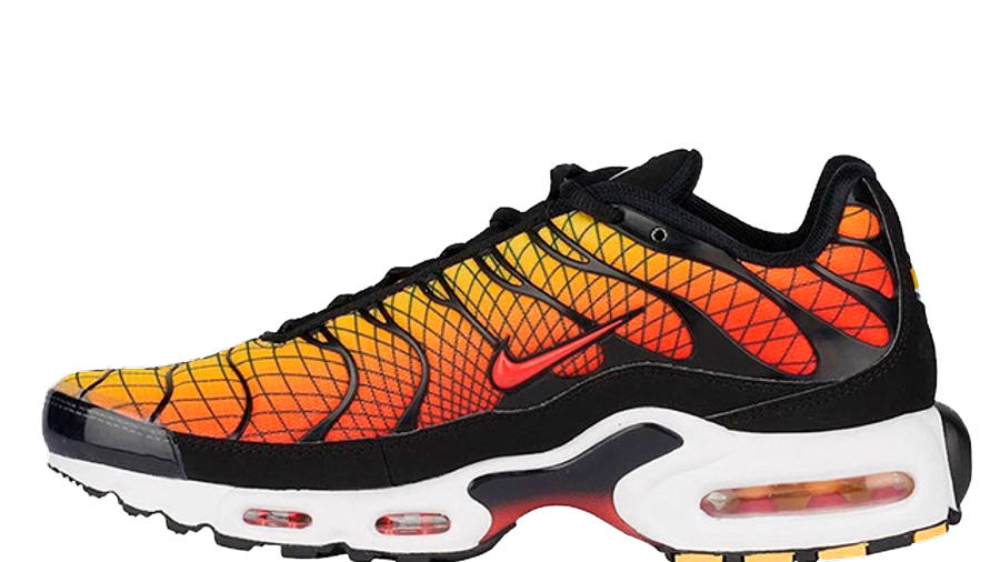 nike air max plus blue and orange