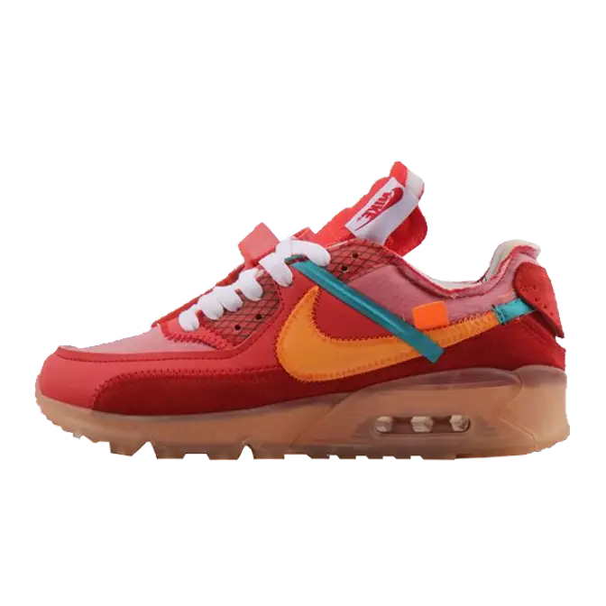 Corteza Decremento Referéndum Off-White x Nike Air Max 90 University Red | Where To Buy | AA7293-600 |  The Sole Supplier