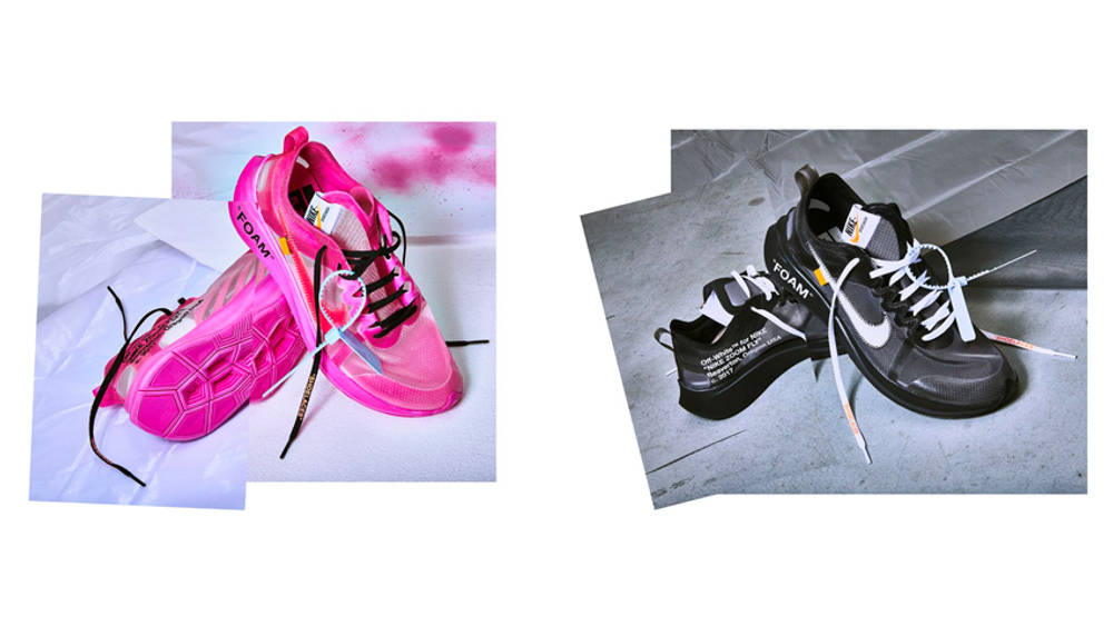 Off-White x Nike Zoom Fly SP Black & Pink Off-White x Nike Zoom Fly SP Black & Pink
