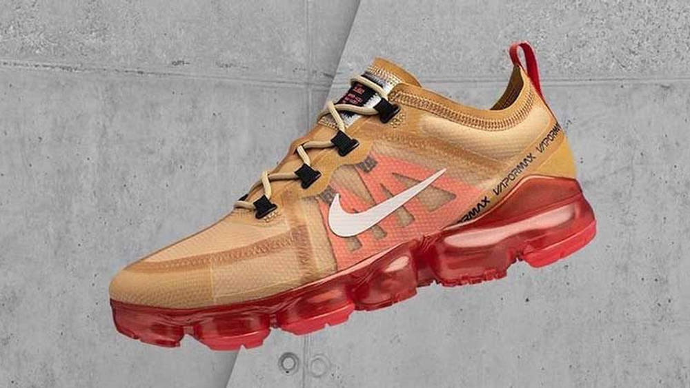 A Closer Look At The Nike Air VaporMax 2019 ‘Crimson Gold’