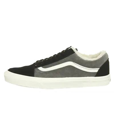 Vans old skool black on sale pewter