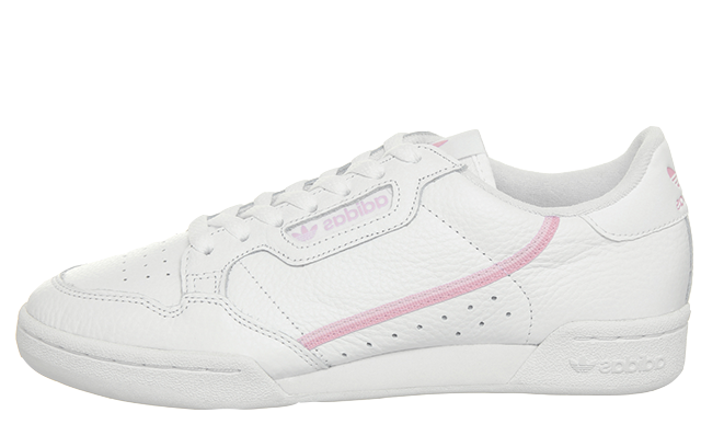 adidas continental 80 off white pink