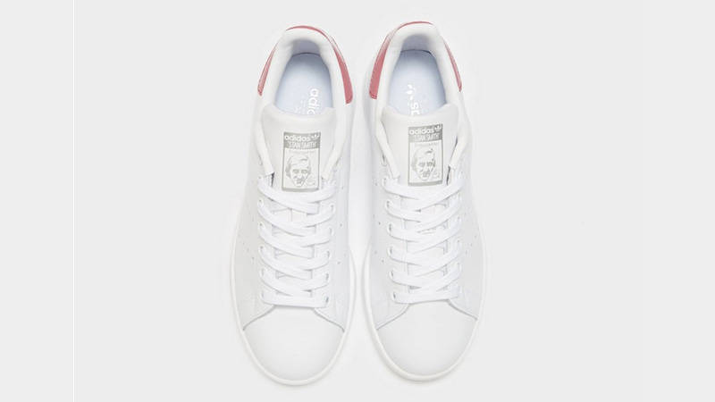 adidas Stan Smith Womens White Pink