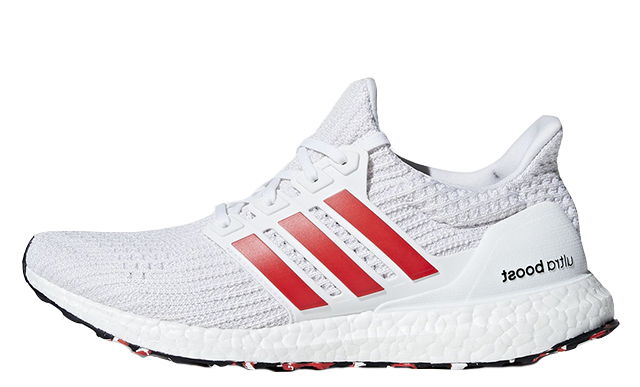 white red ultraboost