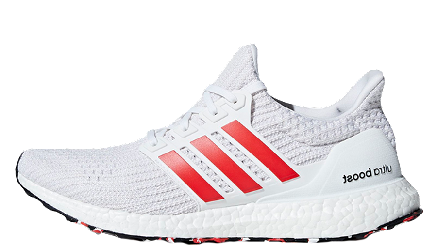 adidas Ultra Boost 4.0 White Red | Where To Buy | DB3199 | The Sole ...