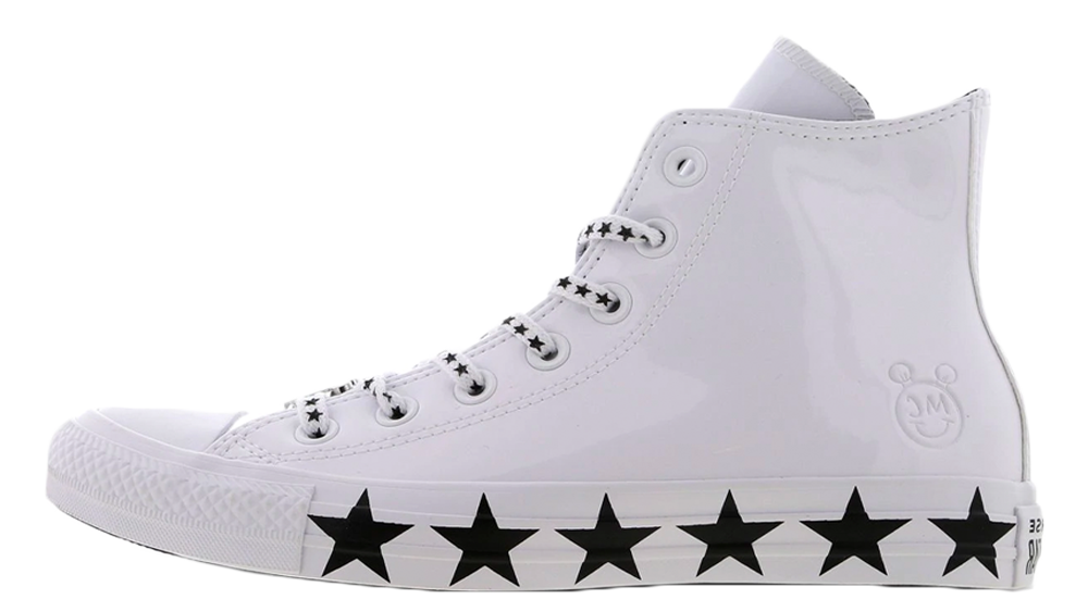 Converse X Miley Cyrus Chuck Taylor All Star Hi Patent White