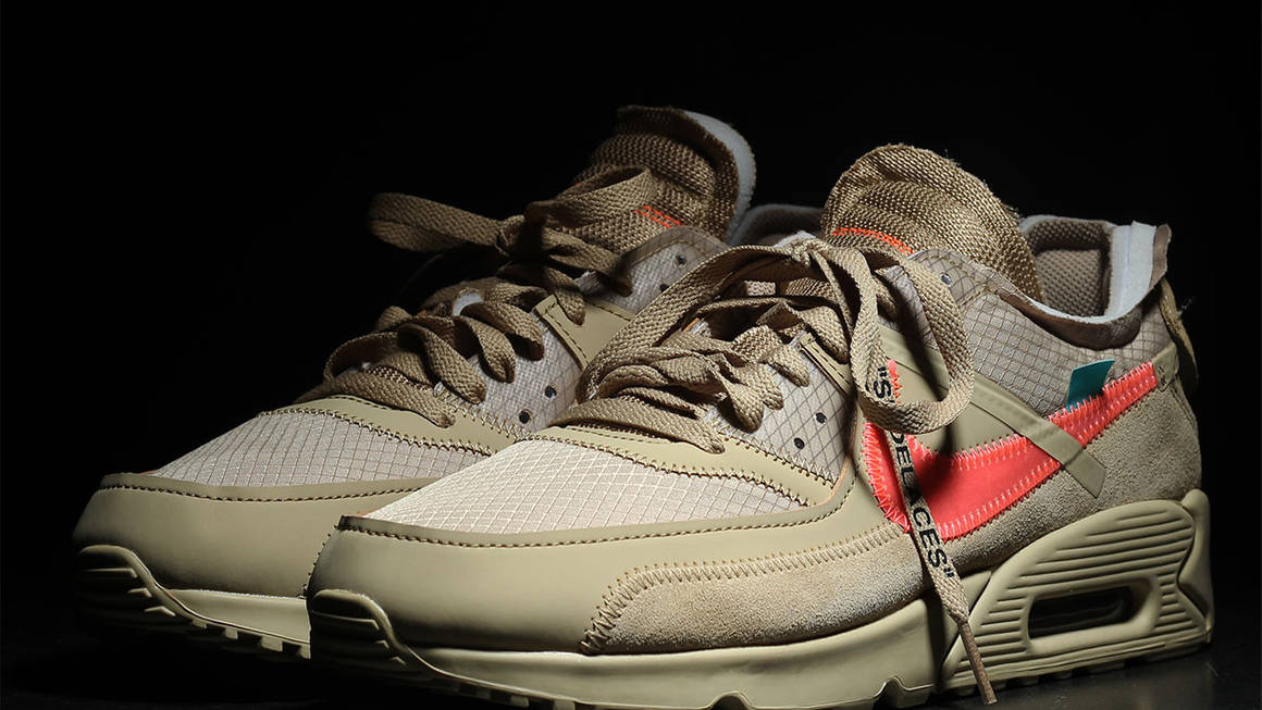 off white nike air max 90 desert ore