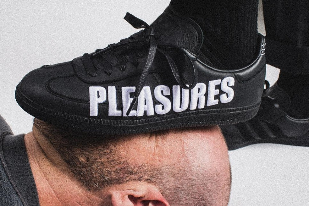 Adidas pleasures best sale