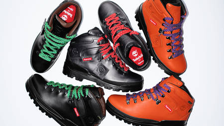 Supreme x Timberland Prep For Winter With The World Hiker Front Country Boot Supreme x Timberland Prep For Winter With The World Hiker Front Country Boot