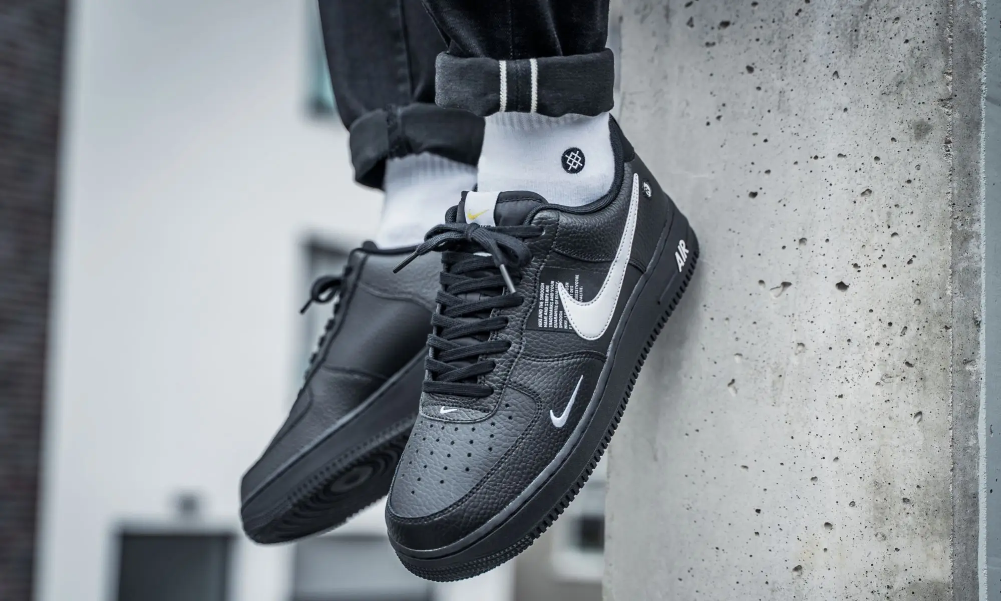 Stand Out And Blend In With The Nike Air Force 1 Utility 'Black