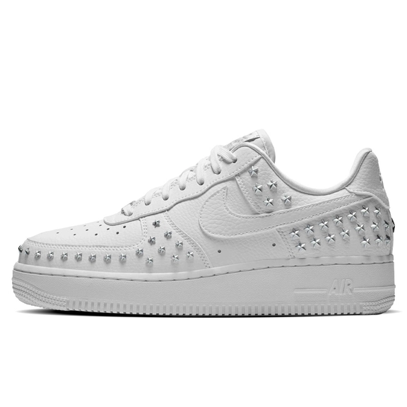 Nike Air Force 1 White Gold Star Womens