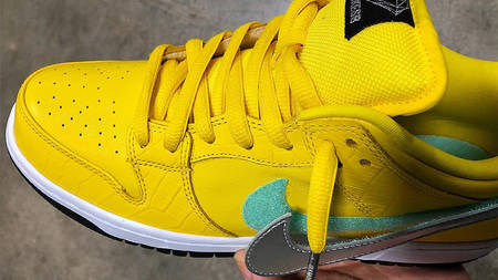 The Diamond Supply Co. x Nike SB Dunk Low ‘Diamond’ Surfaces In 'Canary Yellow' The Diamond Supply Co. x Nike SB Dunk Low ‘Diamond’ Surfaces In 'Canary Yellow'