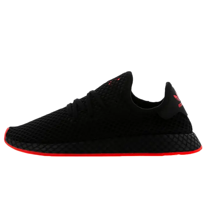adidas Deerupt Black Red Foot Exclusive | Where To Buy | The Supplier