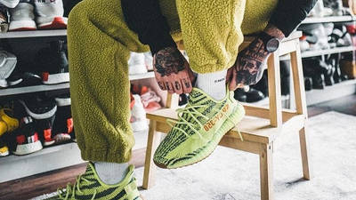 yeezy 350 semi frozen yellow