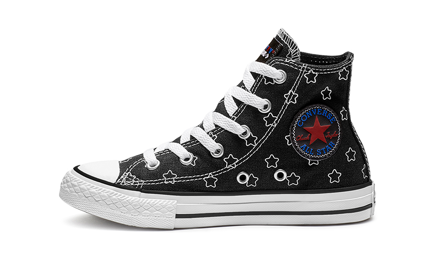 H e l l o ☻ˎˊ Converse x Hello Kitty Chuck Taylor All Star High Top Black White