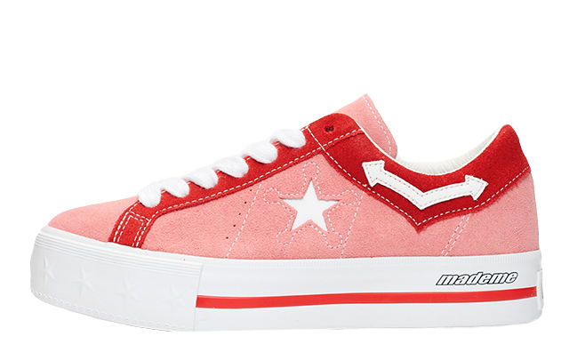 Converse x MadeMe One Star Platform Pink Red Where To Buy 563730C The Sole Supplier