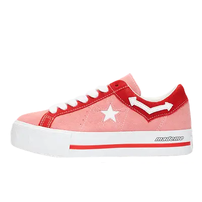 Converse x MadeMe One Star Platform Pink Red Where To Buy 563730C The Sole Supplier