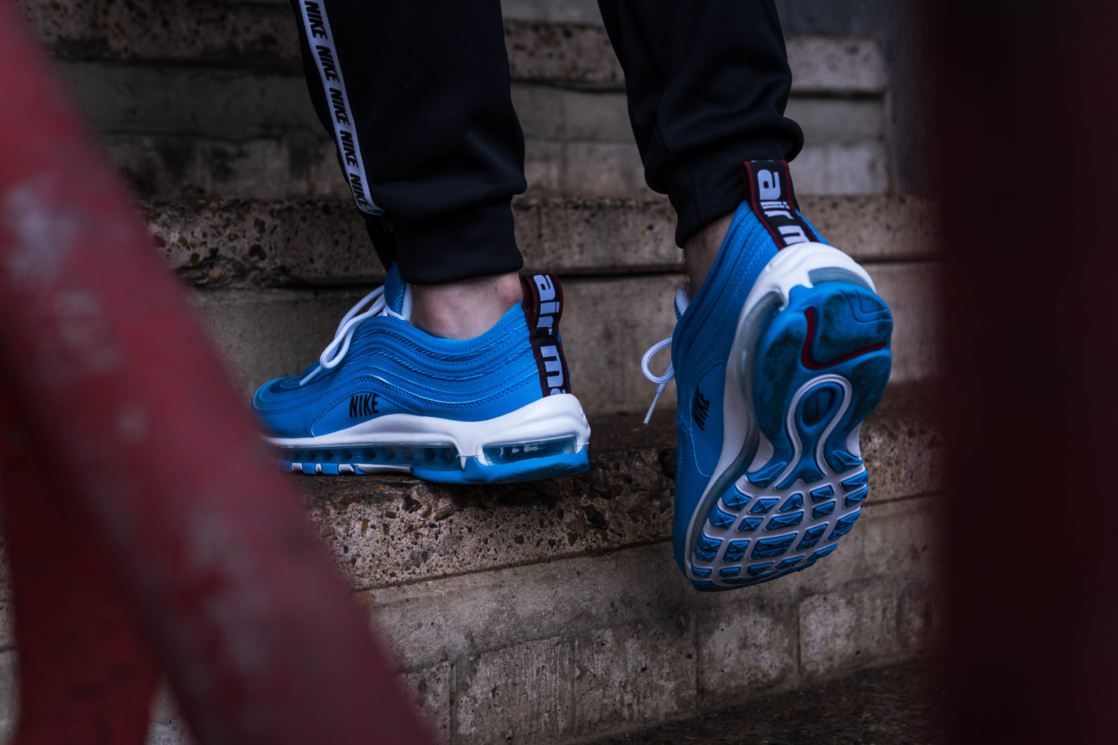 Air max 97 blue hero on feet online