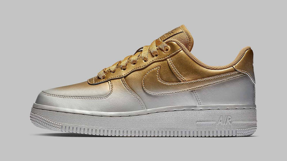 Nike Fuses 'Metallic Gold' And 'Metallic Silver' Hues On The Air Force 1 Nike Fuses Gold And Silver Hues On The Air Force 1