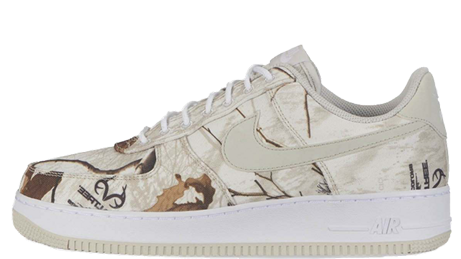 white and camo air force 1