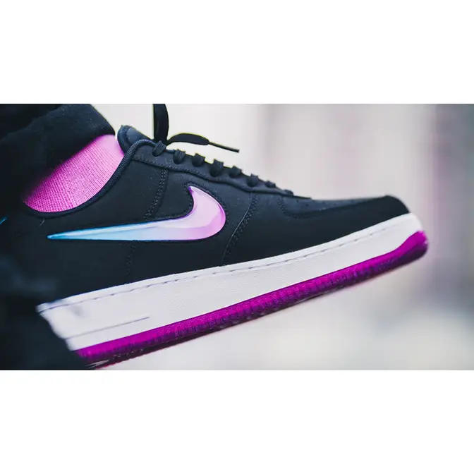 Air force 1 '07 premium outlet 2 - black/active fuchsia