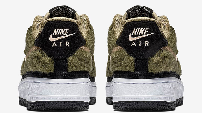 Nike Air Force 1 Low Shearling GS Olive