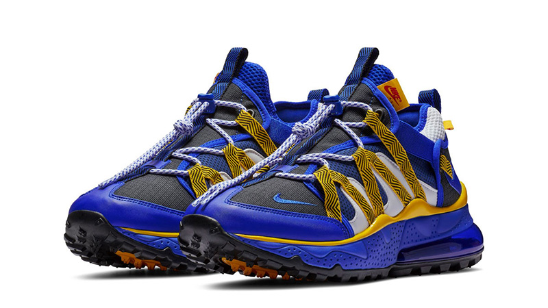 nike air 270 blue and yellow