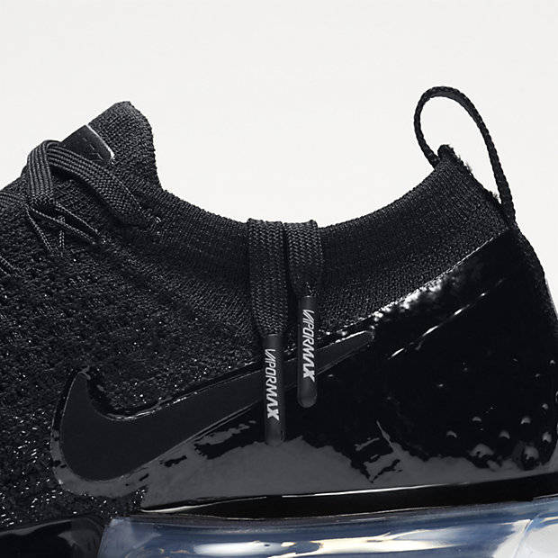 Nike Air VaporMax Flyknit 2 Black Metallic Silver