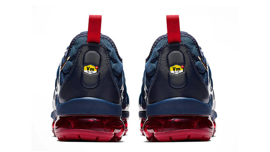 navy blue red and gold vapormax